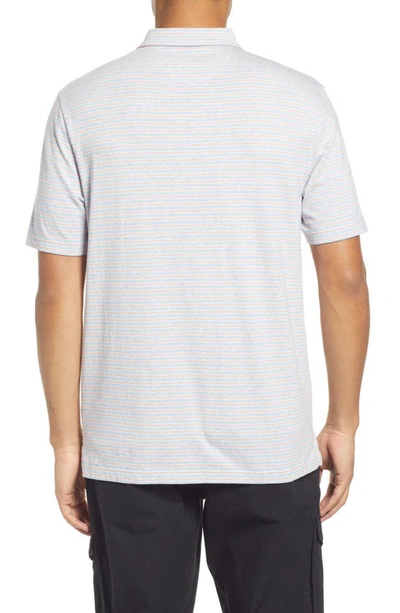 Faherty Movement Stretch Stripe Regular Fit Polo Shirt In Horizon Line Stripe