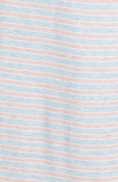 Shop Faherty Movement Polo Shirt In Horizon Line Stripe