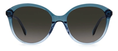 Shop Kate Spade Bria/g/s 9o 0wta Cat Eye Sunglasses In Grey
