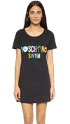 Moschino Swim Dress In Black