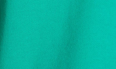 Alo Yoga Polo Henley Fleece Sweater In Green Emerald