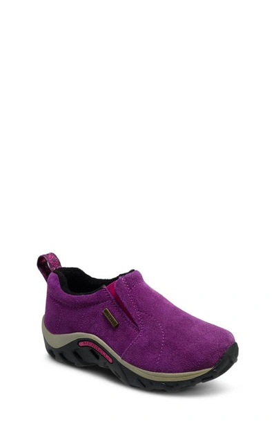 Shop Merrell Kids' Frosty Waterproof Slip-on Sneaker In Wineberry