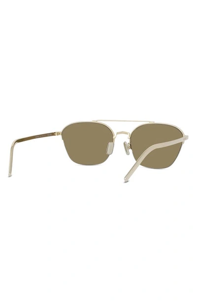 Shop Givenchy Gv Speed 57mm Pilot Sunglasses In Gold / Brown Mirror