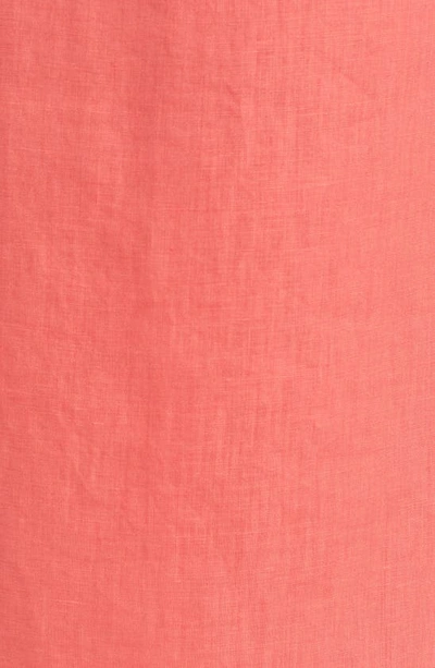 Tommy Bahama Tommy Bahaha Two Palms Linen Shirtdress In Pomodoro