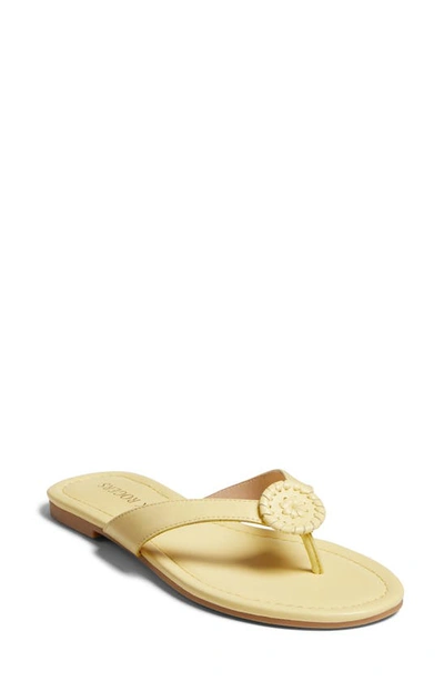 Shop Jack Rogers Rowan Flip Flop In Butter/ Butter