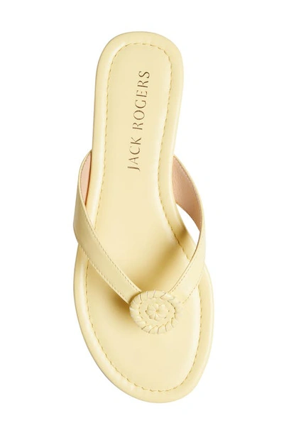 Shop Jack Rogers Rowan Flip Flop In Butter/ Butter