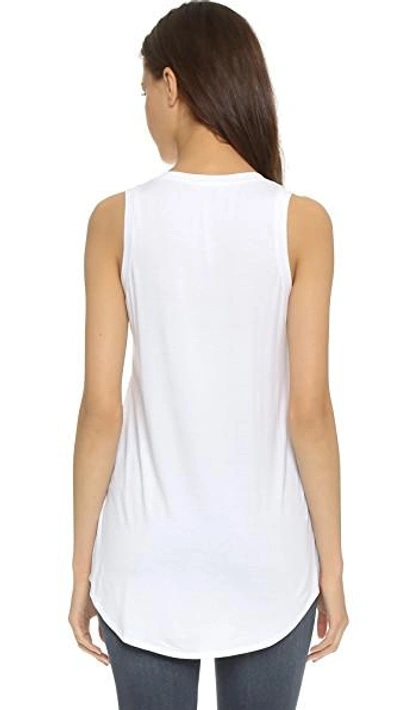 Shop Three Dots Scoop Neck Tank In White
