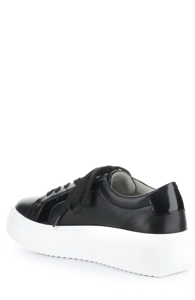 Shop Bos. & Co. Flavia Platform Sneaker In Black Feel/ Patent