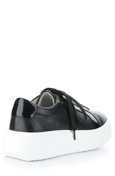 Shop Bos. & Co. Flavia Platform Sneaker In Black Feel/ Patent