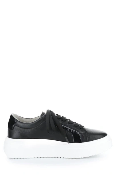 Shop Bos. & Co. Flavia Platform Sneaker In Black Feel/ Patent