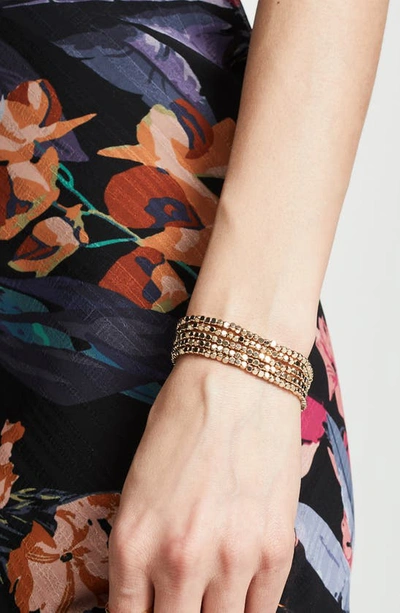 Shop Shashi Empress Set Of 3 Bracelets In Gold