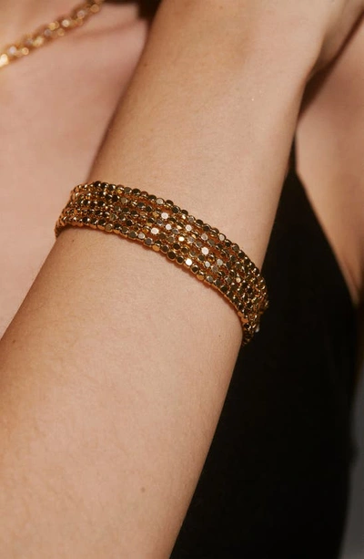 Shop Shashi Empress Set Of 3 Bracelets In Gold