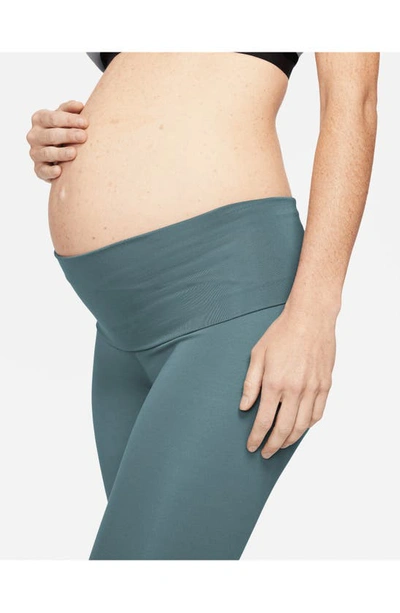 Shop Nike Performance Maternity Leggings In Hasta/ White