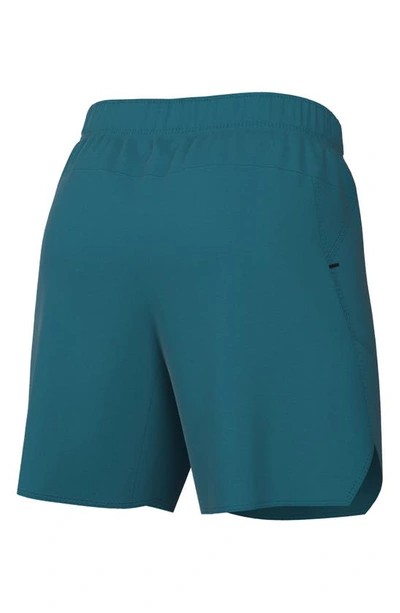 Shop Nike Court Dri-fit Advantage 7" Tennis Shorts In Bright Spruce/ White