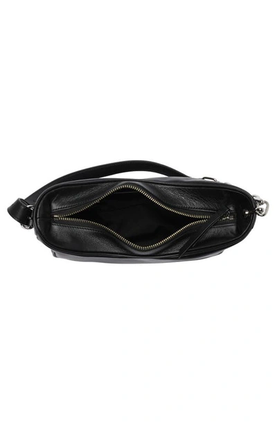 Shop Marc Jacobs Tempo Baguette Shoulder Bag In Black