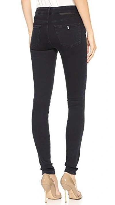 Shop Stella Mccartney The Skinny Long Jeans In Blue/black