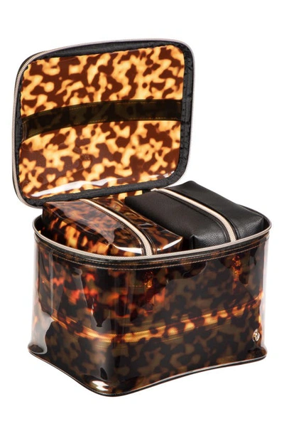 Stephanie Johnson Miami Clearly Tortoise Chloe Travel Organizer In Tortoise