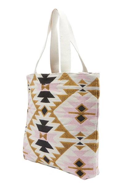 Shop Billabong Happy Go Lucky Tote In Pink Lady