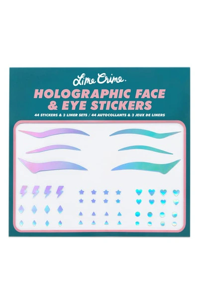 Shop Lime Crime 47-piece Holographic Face & Eye Sticker Set