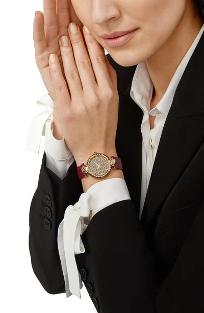 Shop Philipp Plein Plein Couture Watch, 32mm In Ip Yellow Gold