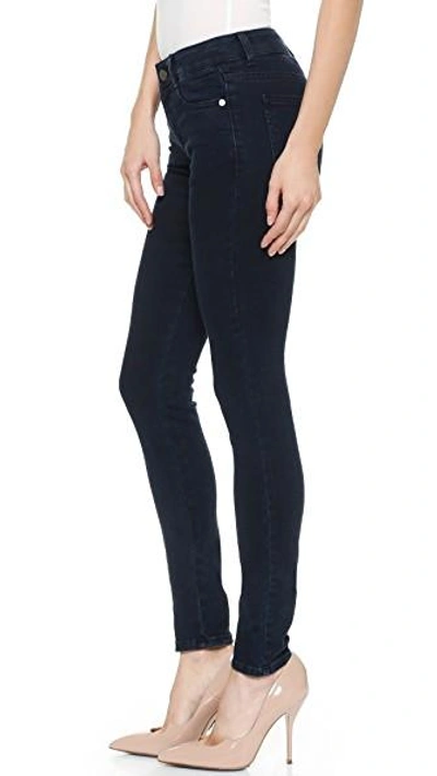 Shop Stella Mccartney The Skinny Long Jeans In Blue Black