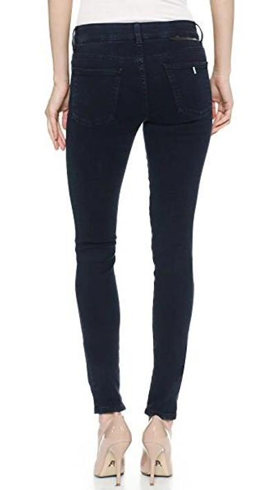 Shop Stella Mccartney The Skinny Long Jeans In Blue Black