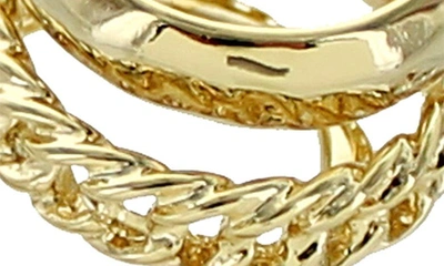 Panacea Set Of 3 Rings In Gold
