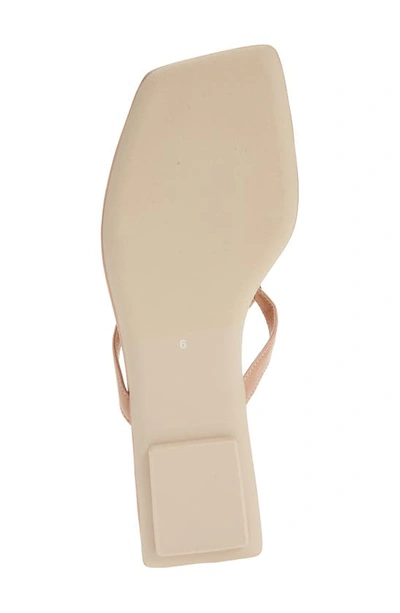 Jeffrey Campbell Linques-j Embellished T-strap Flat Jelly Sandals In Natural Gold