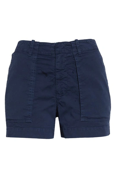 Shop Nili Lotan Utility Shorts In Marine Blue