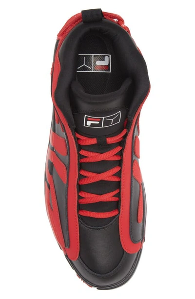 Shop Y/project X Fila Grant Hill Basketball Shoe In Black/ Red