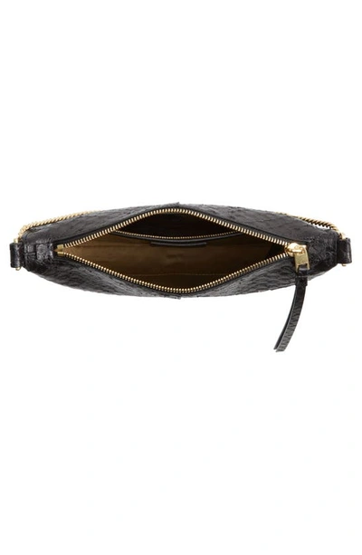 Shop Allsaints Eve Leather Crossbody Bag In Black Python