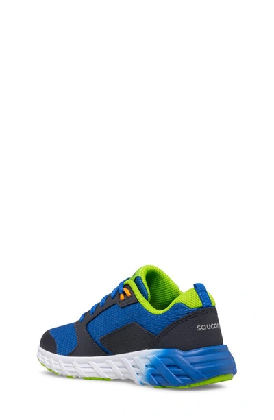 Shop Saucony Wind 2.0 Water Repellent Sneaker In Blue/ Green