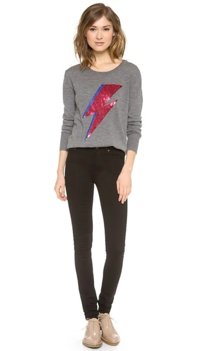 Shop Acne Studios Pin High Rise Skinny Jeans In Black