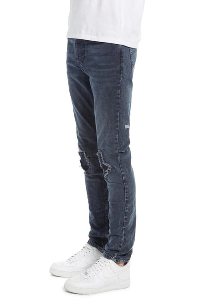 KSUBI KSUBI CHITCH BLUE KOLLA SLASHED STRETCH SKINNY JEANS 