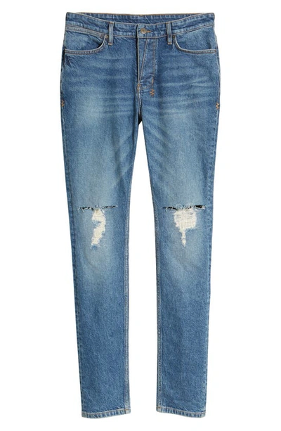 Shop Ksubi Van Winkle Blazed Trashed Skinny Jeans In Denim