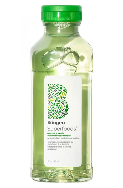 Briogeo Be Gentle, Be Kind Matcha + Apple Replenishing Superfood Shampoo 12.5 Oz.