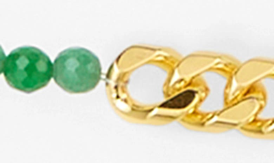 Vidakush 50/50 Jade Belly Chain In Gold