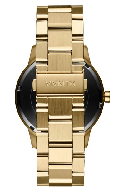 Shop Mvmt Profile Bracelet Watch, 44mm In Gold/ Black