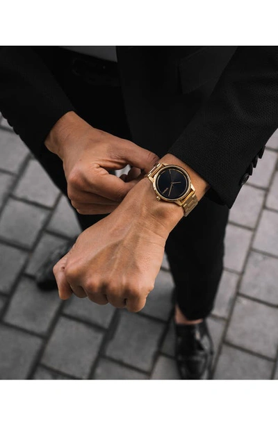 Shop Mvmt Profile Bracelet Watch, 44mm In Gold/ Black