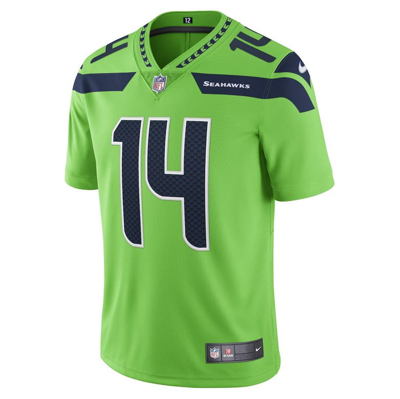 Nike Dk Metcalf Neon Green Seattle Seahawks Vapor Limited Player