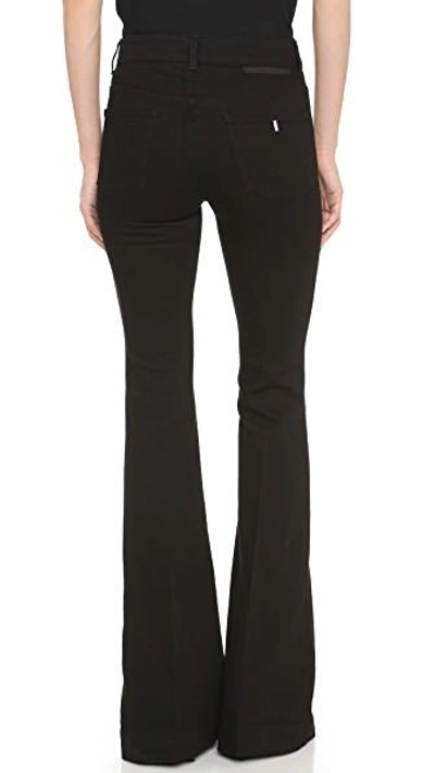 Shop Stella Mccartney The 70s Flare Jeans In Black