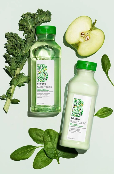 Briogeo Superfoods Kale, Apple, Matcha And Apple Replenishing Shampoo And Conditioner Duo
