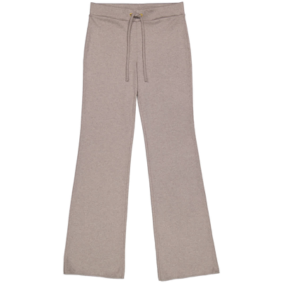 Shop Wolford Ladies Wool Jersey Trousers In Dove