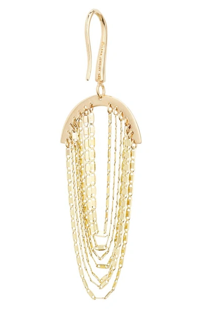 Shop Lana Jewelry Lana Nude Fringe Drop Earrings In Yellow