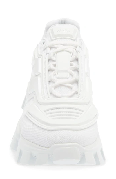 Shop Prada Cloudbust Thunder Lug Sole Sneaker In Bianco