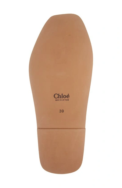 Shop Chloé Woody Logo Slide Sandal In White