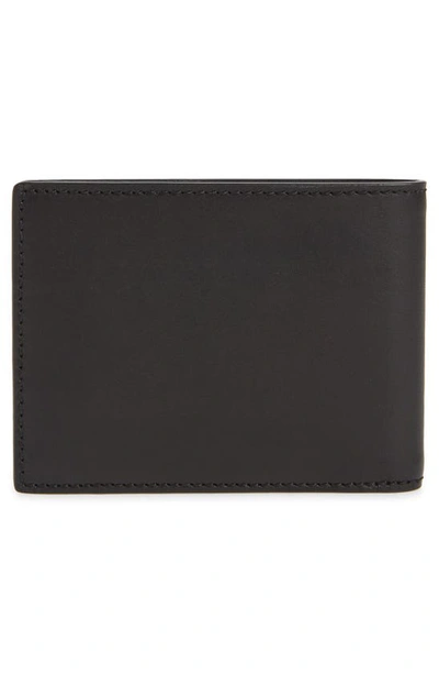Shop Shinola Slim Bifold Wallet In Black