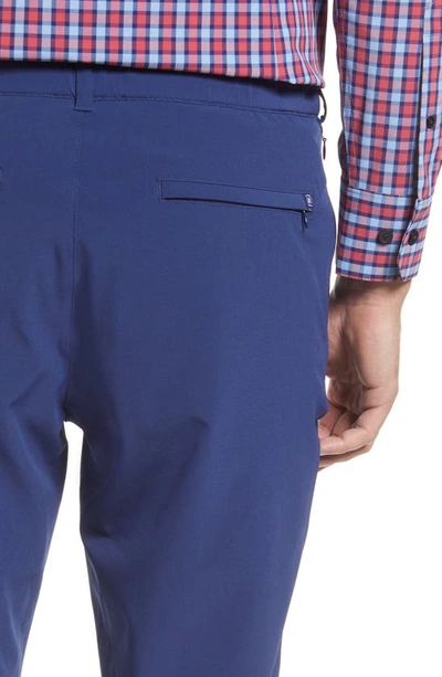 Shop Mizzen + Main Helmsman Performance Slim Tapered Leg Pants In Navy