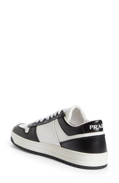 Shop Prada Logo Sport Sneaker In Bianco/ Nero