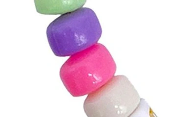 Adornia Colorful Beaded 'badass' Slide Bracelet In Multi